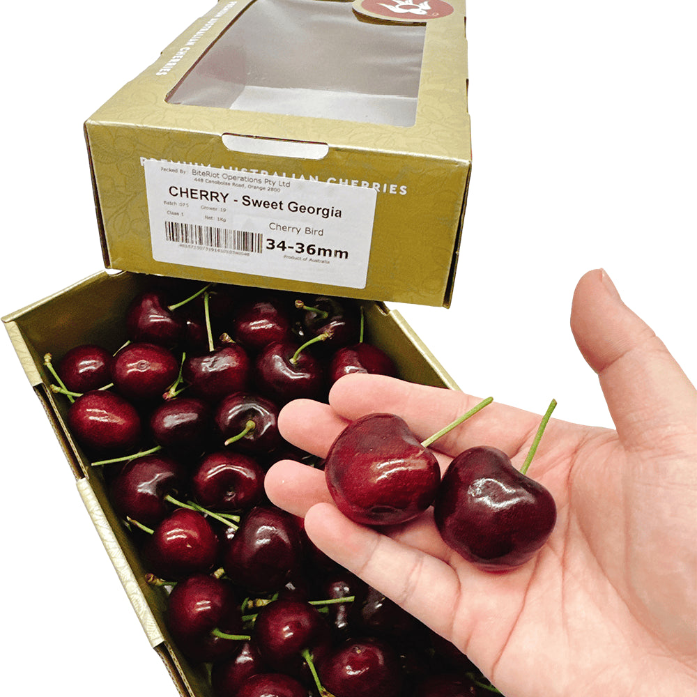 Cherrybird-Sweet-Georgia-Red-Cherries---34-36mm,-1kg-Box-1