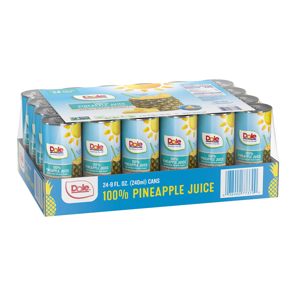 Dole-100%-Pineapple-Juice-240ml-x-24-Cans-1