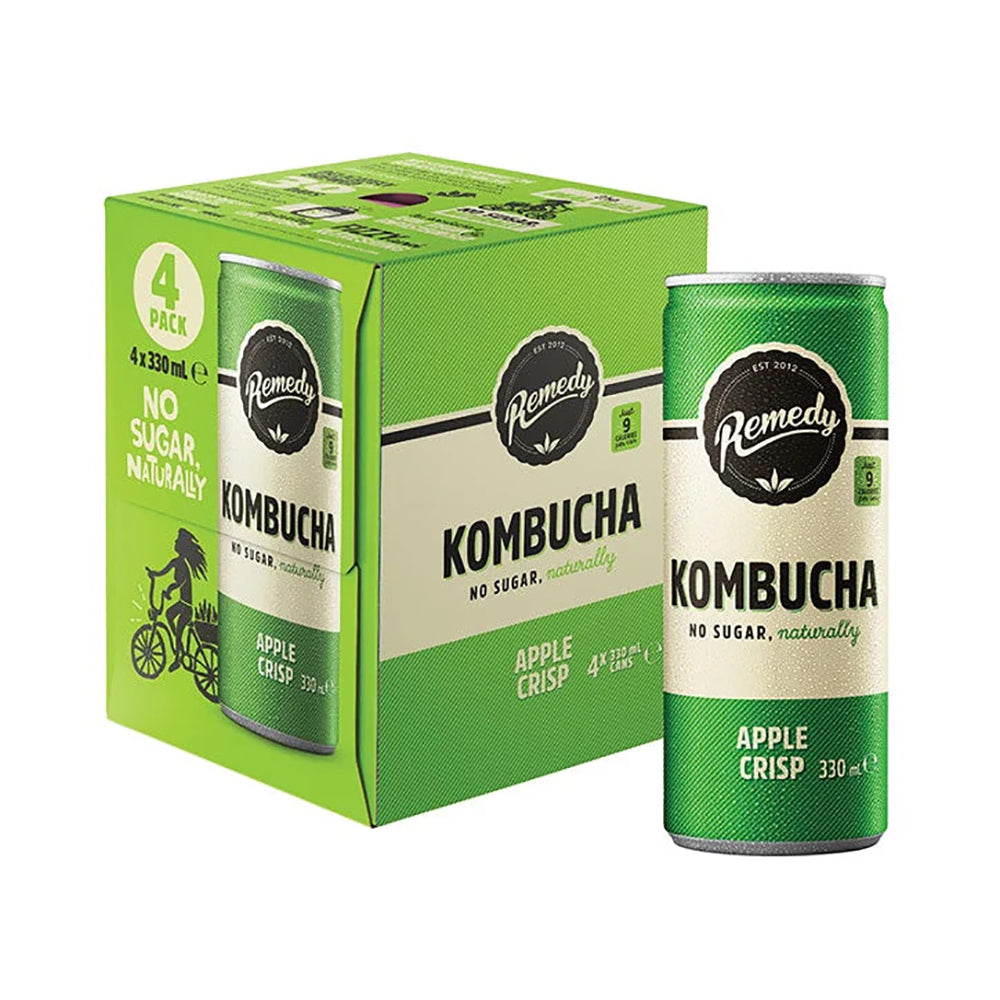 Remedy-Organic-Kombucha-Crisp-Apple-Flavor-250ml*4-1