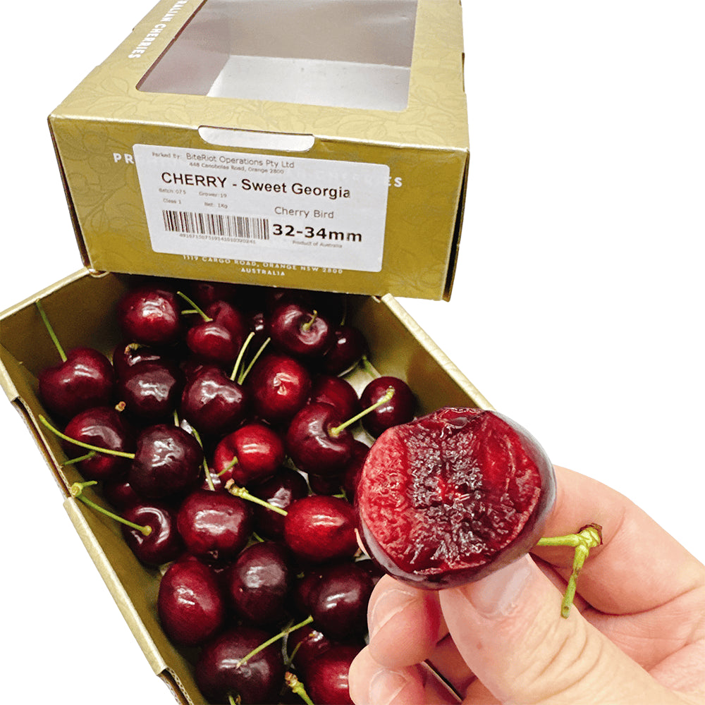 Cherrybird-Sweet-Georgia-Red-Cherries---32-34mm,-1kg-Box-1