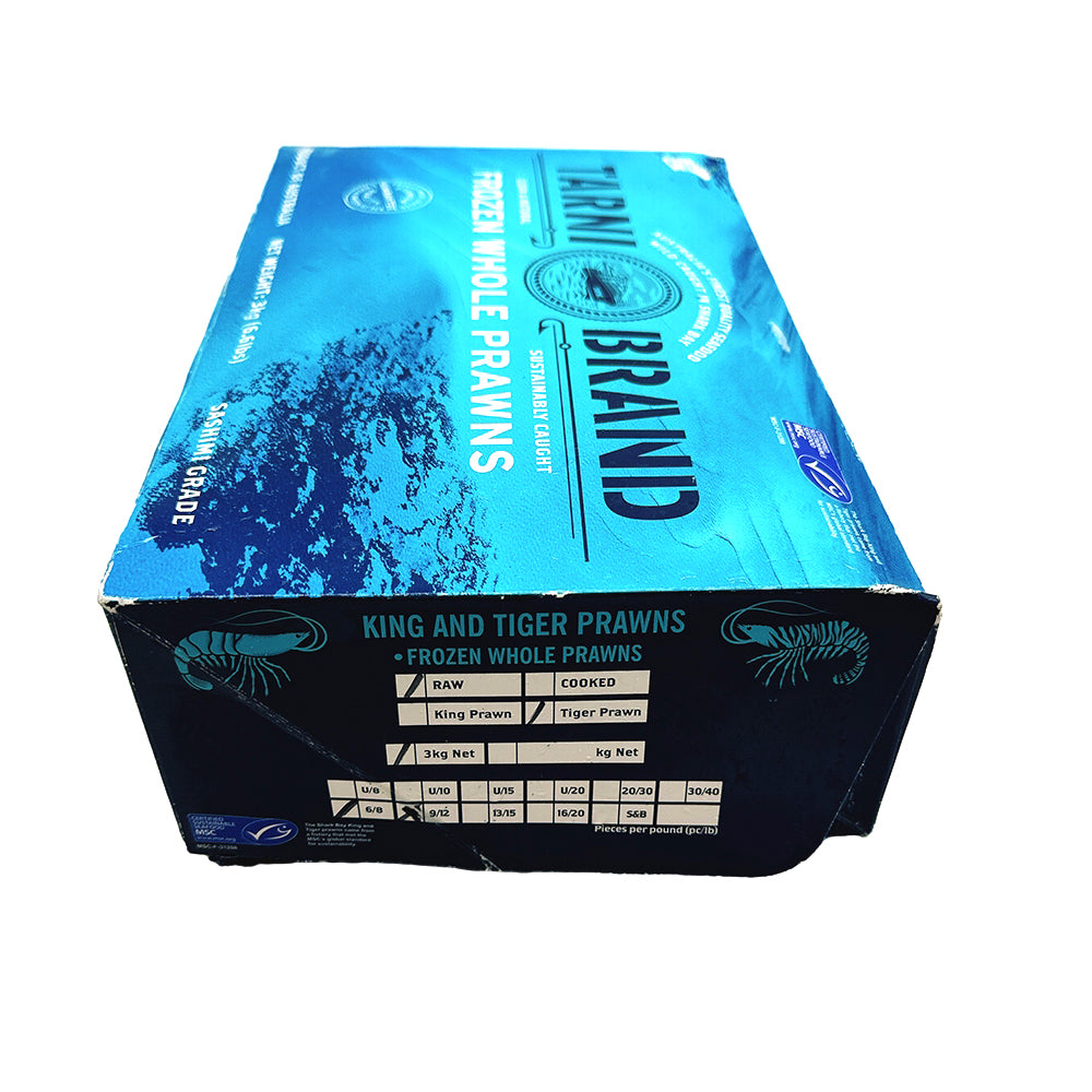 Tarni-Brand-Raw-Brown-Tiger-Prawns-U6/8---3kg-Box-1