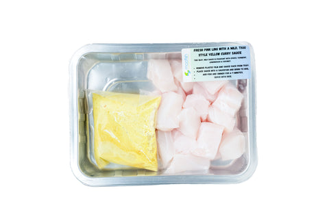 Pink Ling Fish Tray- Yellow Curry-400g