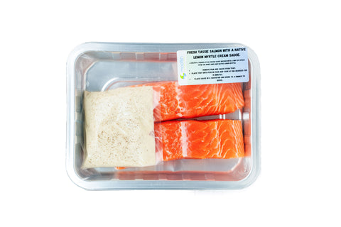 Atlantic Salmon Fish Tray with Lemon Myrtle Cream Sauce-380g
