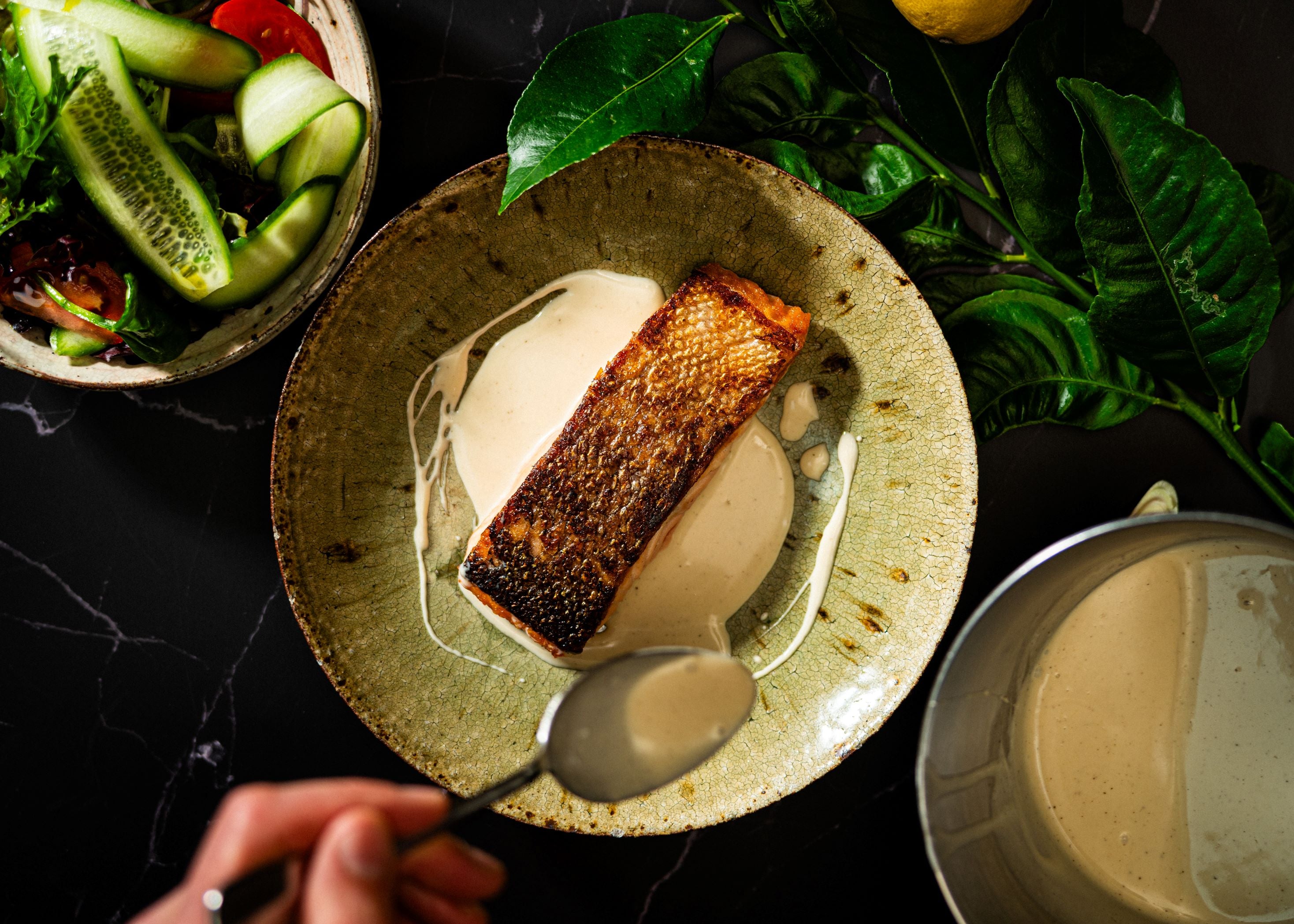 Atlantic Salmon Fish Tray with Lemon Myrtle Cream Sauce-380g